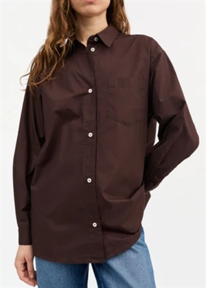 Edgar skjorte Dark Brown Skall Studio 